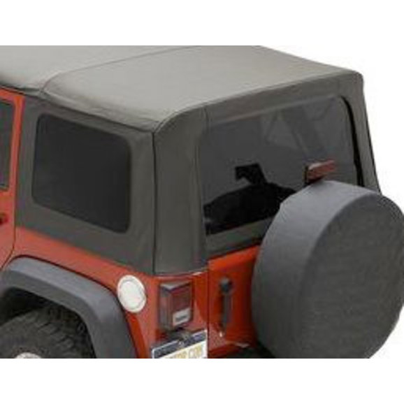 Mopar 82210546 Soft Top Window Kit in Black for 0710 Jeep Wrangler