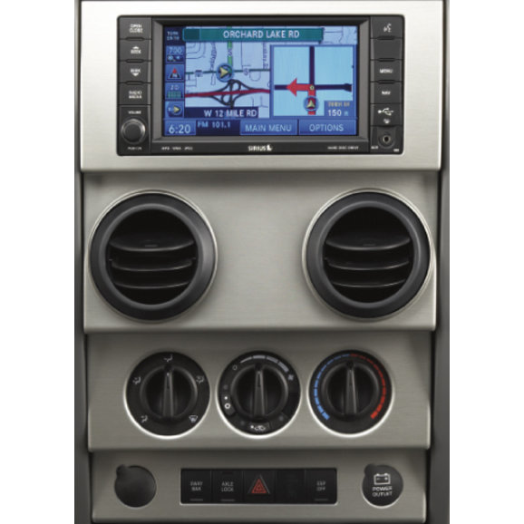 Mopar 82210610 Interior Trim Appliques In Brushed Silver For