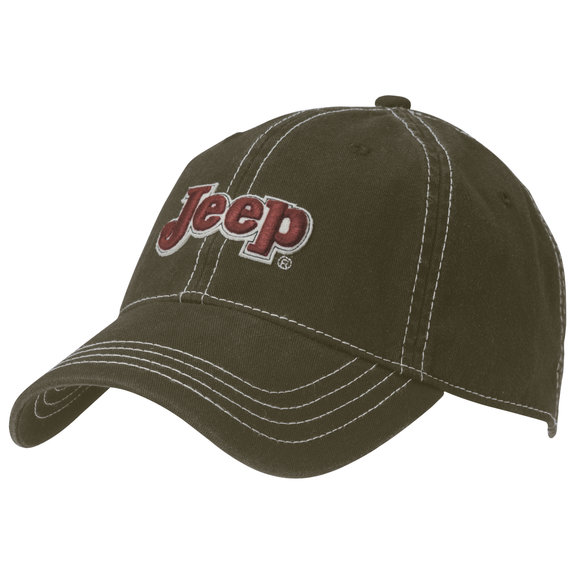 Jeep Clothing Contrast Stitch Embroidered Jeep® Cap | Quadratec
