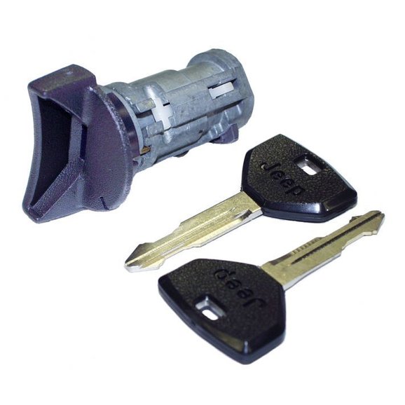 Crown Automotive Coded Ignition Cylinder with Keys Crown Automotive 4723289K Coded Ignition Cylinder with Keys for 91-95 Jeep Wrangler YJ, 91-94 Cherokee XJ & 1993 Grand Cherokee ZJ