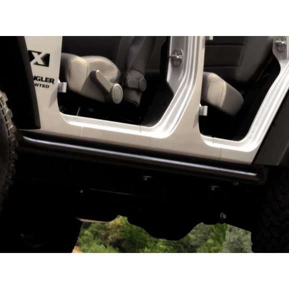 Mopar 82210575AG Enhanced Rock Rails with Tubular Rub Rail in Satin