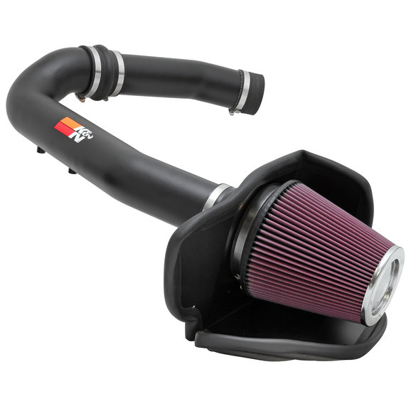 K&N Metal Air Intake K&N 77-1560KTK Metal Air Intake for 11-15 Jeep Grand Cherokee WK2 & Dodge Durango with 3.6L