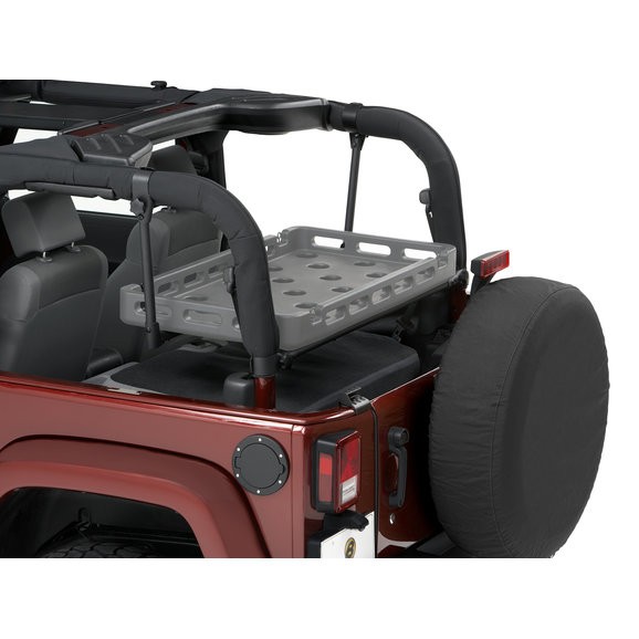 Bestop HighRock 4x4 Lower Cargo Rack Bracket Bestop 41437-01 HighRock 4x4 Lower Cargo Rack Bracket for 03-18 Jeep Wrangler TJ, JK 2-Door