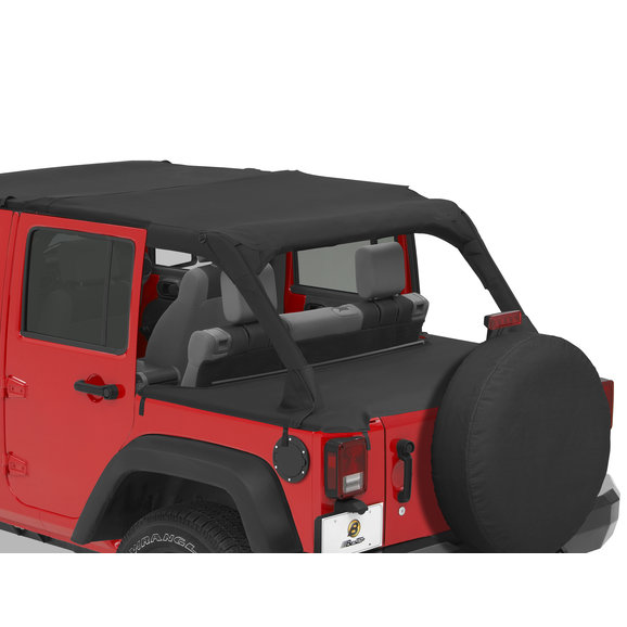 Bestop Duster Deck Cover Bestop 90031-35 Duster Deck Cover for 07-18 Jeep Wrangler Unlimited JK 4 Door