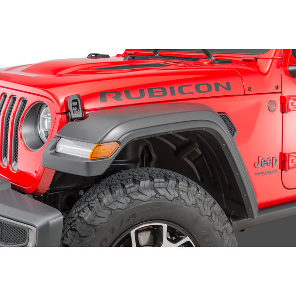 Mopar Hightop Fender Flares with Halogen DRL's Mopar 82215742AC Hightop Fender Flares with Halogen DRL's for 18-20 Jeep Wrangler JL Unlimited