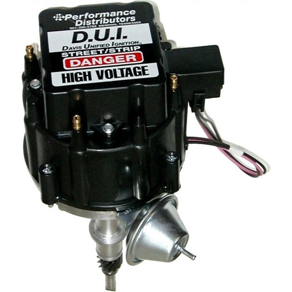 Performance Distributors 40420 DUI Distributor in Black for 1983-Up  Non-Computer Controlled Jeep 2.5L I-4 Gasoline Engine
