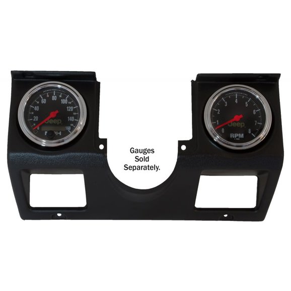 Gauge Works GaugeWorks Dual Cluster Bezel Gauge Works 15220 GaugeWorks Dual Cluster Bezel for 87-95 Jeep Wrangler YJ