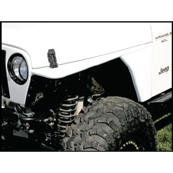 Rugged Ridge 12004.53 RRC UpGrade Flat Fender Kit for 9706 Jeep Wrangler TJ Quadratec