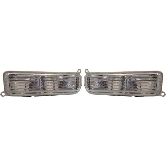 Anzo USA Bumper Lights in Chrome Anzo USA Bumper Lights in Chrome for 97-01 Jeep Cherokee XJ