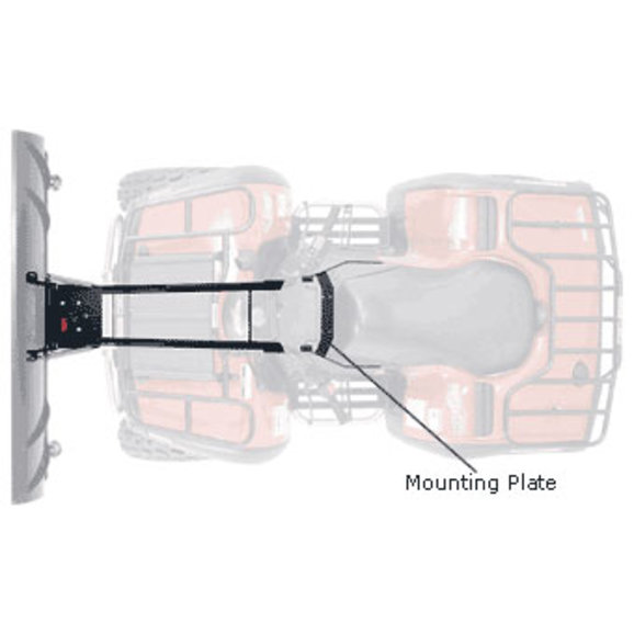 WARN Plow Mounting Kit WARN 73996 Plow Mounting Kit for 07 Yamaha Grizzly 700