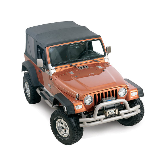 Crown Automotive Extended Fender Flare 6 Piece Kit Crown Automotive 55254918K7-6 Extended Fender Flare 6 Piece Kit for 97-06 Jeep Wrangler TJ & Unlimited