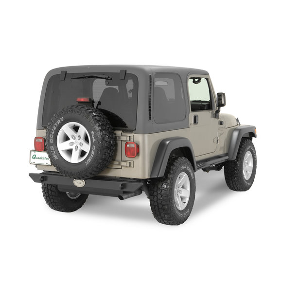 Rock Hard 4X4 Rock Hard Rear Bumper For 76-06 Jeep CJ, Wrangler YJ, TJ & Unlimited Rock Hard 4X4 RH2001-AC Rock Hard Rear Bumper For 76-06 Jeep CJ, Wrangler YJ, TJ & Unlimited