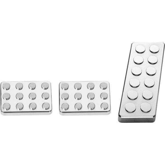 AMI 30C Custom Billet Aluminum Polished Circles Pedal Pads for 0718