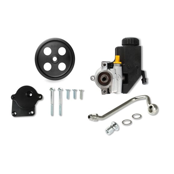 Holley Power Steering Pump Kit Holley 97-382 Power Steering Pump Kit for Jeep Wrangler with Hemi Engine