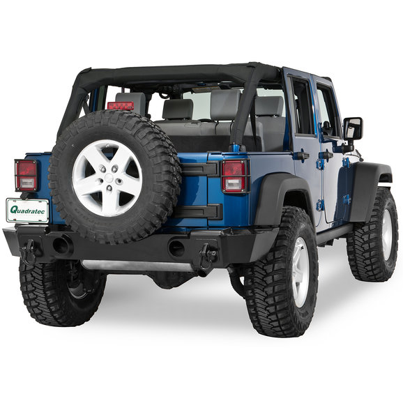 Rampage Products Rear Recovery Bumper Rampage Products  Rear Recovery Bumper for 07-18 Jeep Wrangler JK