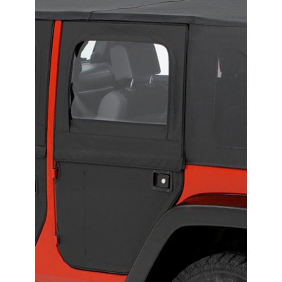 Bestop 51799-35 2-Piece Rear Doors in Black Diamond for 07-18 Jeep Wrangler  Unlimited JK 4 Door