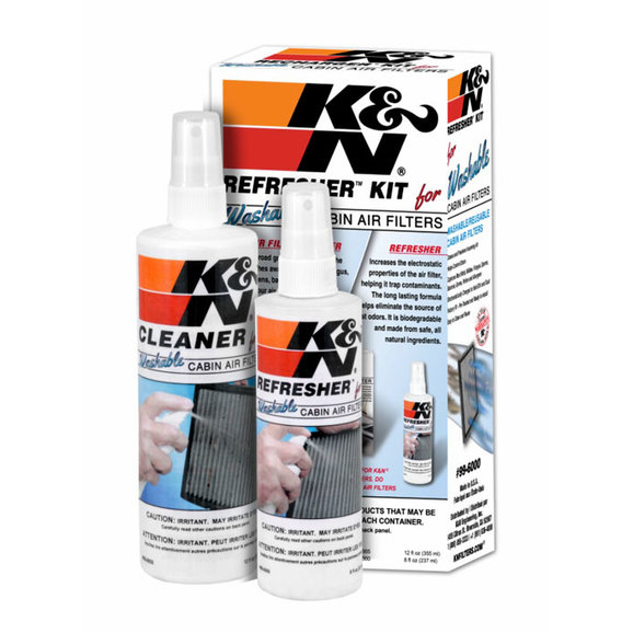 K&N Cabin Filter Cleaning Care Kit K&N 99-6000 Cabin Filter Cleaning Care Kit