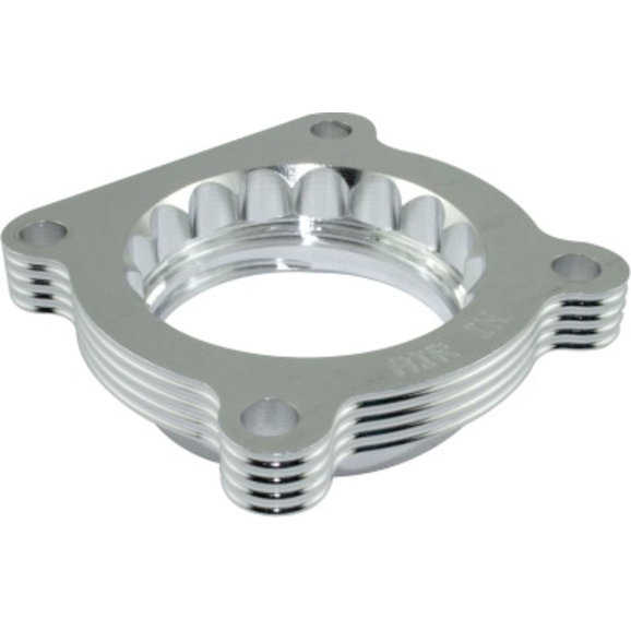aFe Power Silver Bullet Throttle Body Spacer aFe Power 46-35002 Silver Bullet Throttle Body Spacer for 07-11 Jeep Wrangler JK with 3.8L V6 Engine
