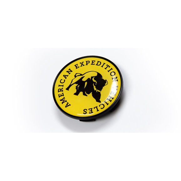 AEV Large Bore Logo Center Cap AEV 20402084AB Large Bore Logo Center Cap for 18-21 Jeep Wrangler JL and Gladiator JT with AEV Wheels