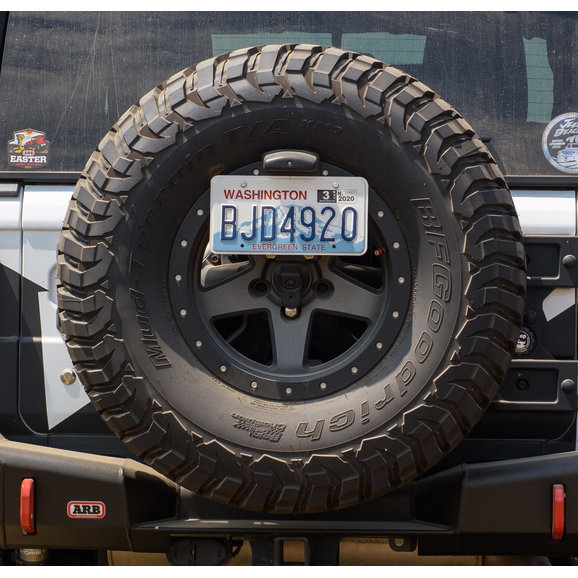 ARB License Plate Relocation Kit ARB 5750390 License Plate Relocation Kit for 18-21 Jeep Wrangler JL