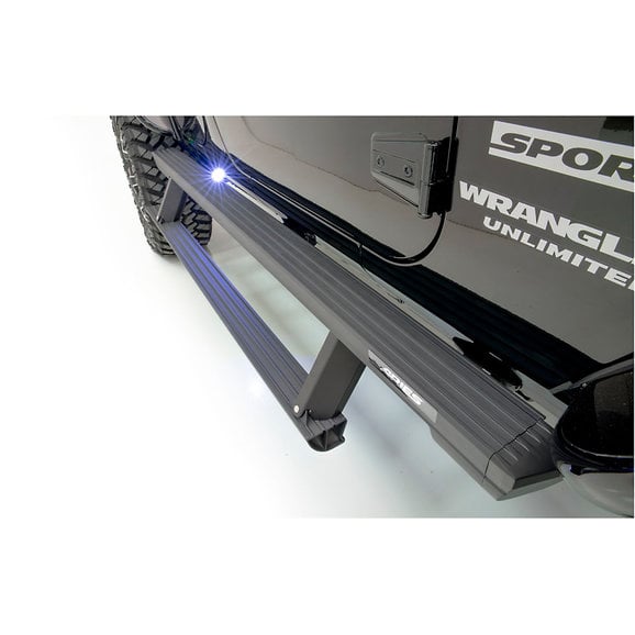 Aries ActionTrac Powered Running Boards Aries 3036571 ActionTrac Powered Running Boards for 18-21 Jeep Wrangler JL Unlimited