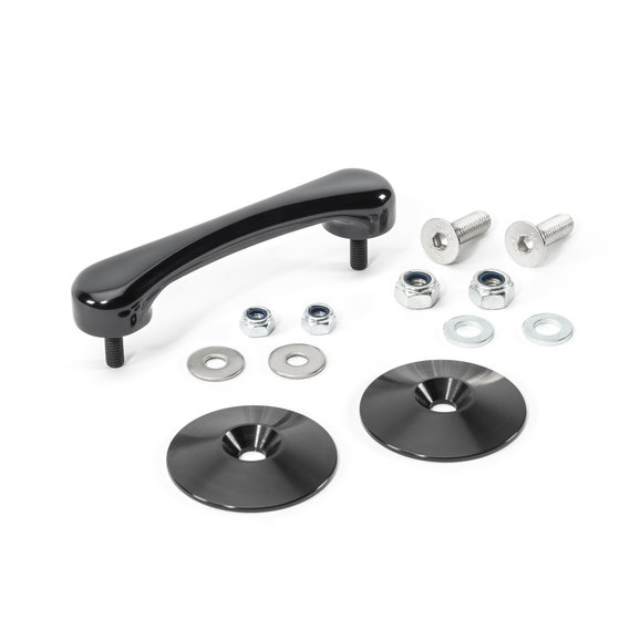 Windshield Hold Down Black Compatible With Wrangler JK And TJ Models
