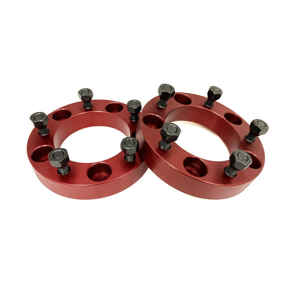 Alloy USA 1.25" Wheel Spacer Kit Alloy USA 11302 1.25" Wheel Spacer Kit for 45-86 Jeep CJ-5, CJ-6, CJ-7 & CJ-8 Scrambler with 5x5.5" Bolt Pattern