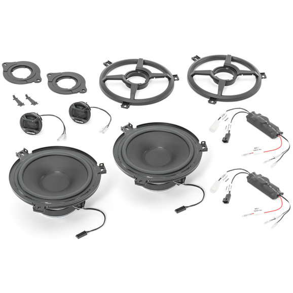 Alpine PSS22WRA Waterproof Full Sound System Upgrade for 1118 Jeep