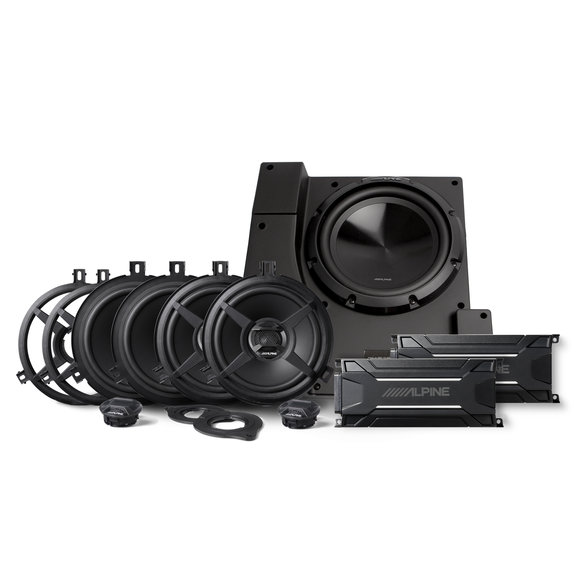 Alpine PSS-22WRA Waterproof Full Sound System Upgrade Alpine PSS-22WRA Waterproof Full Sound System Upgrade for 11-18 Jeep Wrangler Unlimited JK