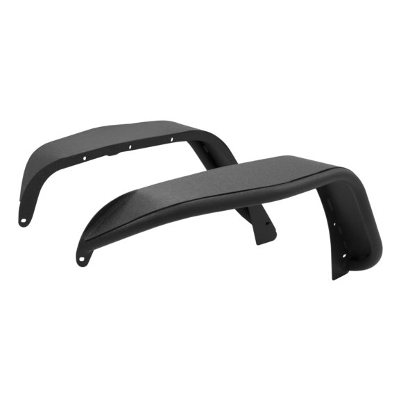 Aries Front Fender Flares In Black Textured  Aries 1500201 Front Fender Flares In Black Textured  for 07-18 Jeep Wrangler JK