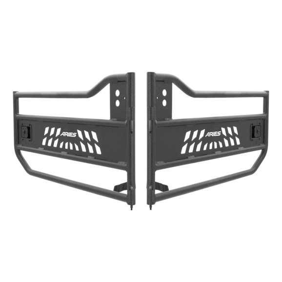 Aries Front Tube Doors Aries AR15009 Front Tube Doors for 07-18 Jeep Wrangler JK