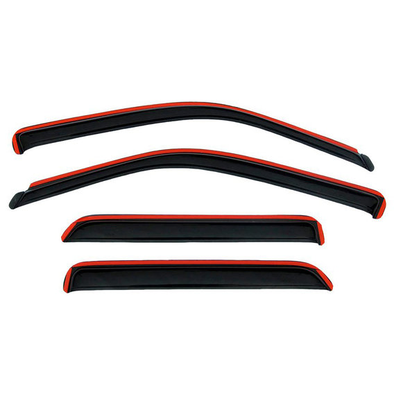 AVS 194981 Window Deflector Ventvisor In-Channel in Smoke (4 Piece