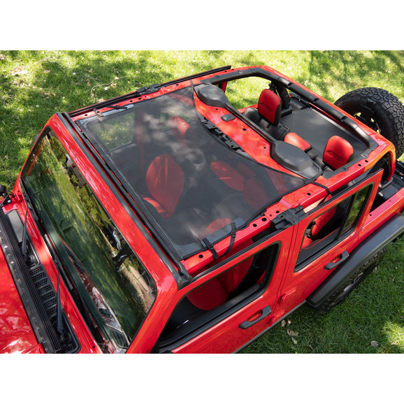 Bestop Sun Bikini Top Targa Length Bestop 52410-11 Sun Bikini Top Targa Length for 18-21 Jeep Wrangler JL & Gladiator JT