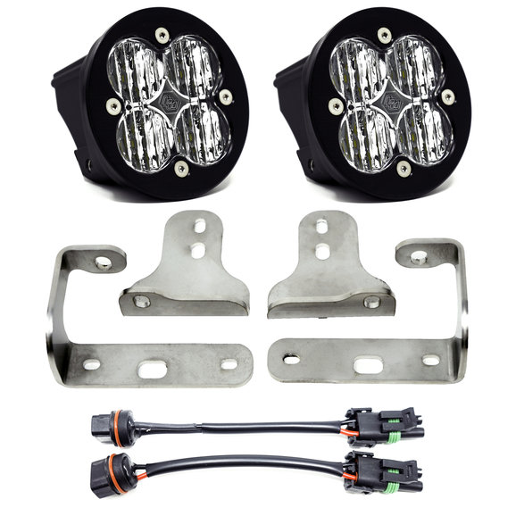 Baja Designs Squadron-R SAE Sport LED Fog Pocket Light Kit Baja Designs  Squadron-R SAE Sport LED Fog Pocket Light Kit for 18-19 Jeep Wrangler JL Sport/Sport-S  & 2020 Gladiator JT with OEM Plastic Front Bumper