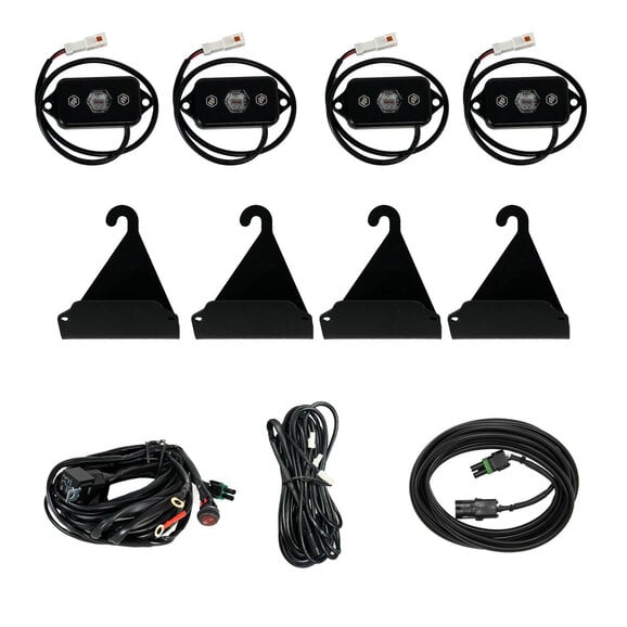 Baja Designs Bed Rail Cargo Light Kit Baja Designs 398061 Bed Rail Cargo Light Kit for 24-26 Toyota Tacoma
