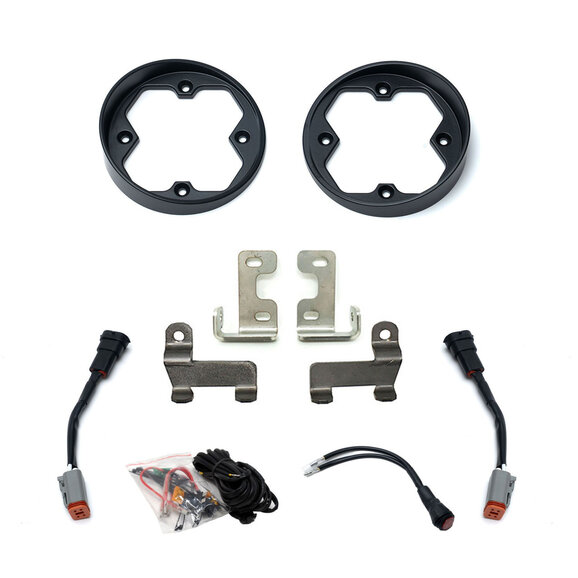 Baja Designs Fog Pocket Light Mount Kit For Squadron-R Lights Baja Designs 44-0001 Fog Pocket Light Mount Kit For Squadron-R Lights for 12-23 Toyota Tacoma