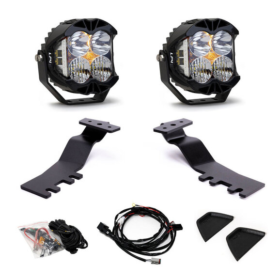 Baja Designs LP4 A-Pillar Kit Baja Designs 448251 LP4 A-Pillar Kit for 24-26 Toyota Tacoma