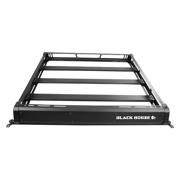 Black Horse Offroad Traveler Roof Rack Black Horse Offroad BA-JKBO Traveler Roof Rack for 07-18 Jeep Wrangler JK Unlimited 4-Door