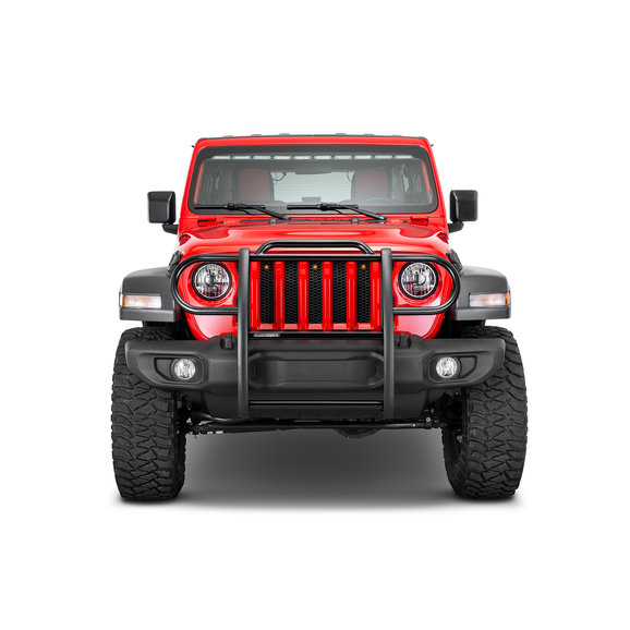 Black Horse Offroad Off Road Grille Guard Black Horse Offroad 17JPJLMA Off Road Grille Guard for 18-23 Jeep Wrangler JL