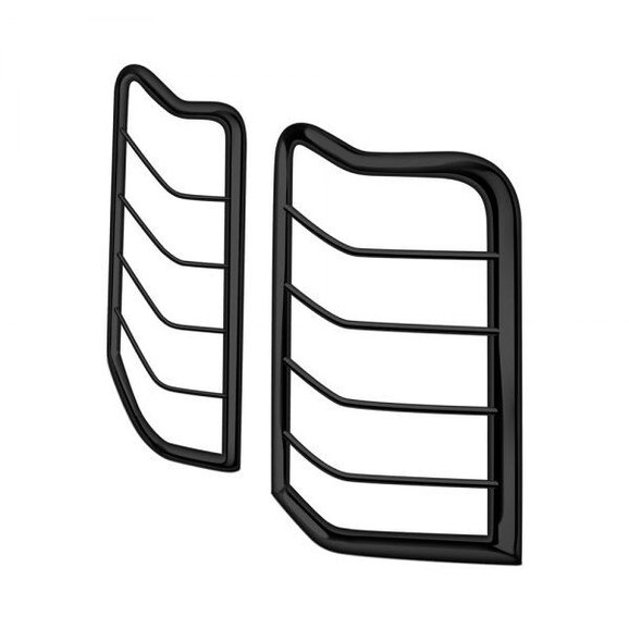 Black Horse Offroad Tail Light Guards in Black Black Horse Offroad 7JPWRA Tail Light Guards in Black for 07-18 Jeep Wrangler JK & Unlimited JK