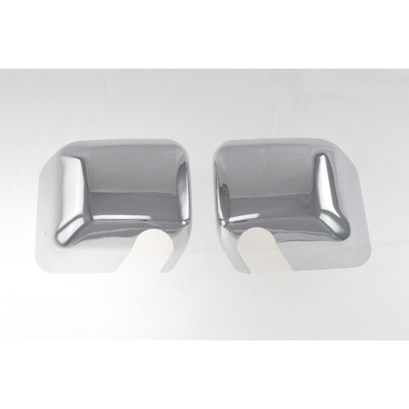 Black Horse Offroad Full Mirror Covers in Chrome Black Horse Offroad BH-MC201 Full Mirror Covers in Chrome for 07-18 Jeep Wrangler JK & Unlimited JK