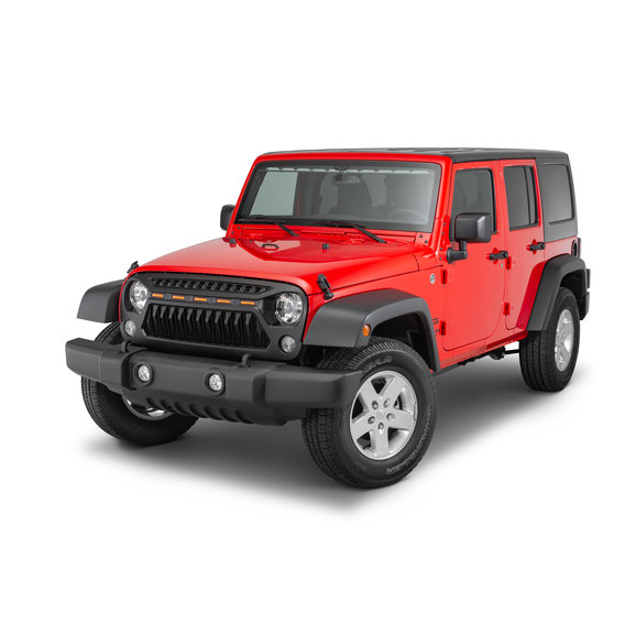 Overtread Mohave Front Grille Overtread 19035 Mohave Front Grille for 07-18 Jeep Wrangler JK
