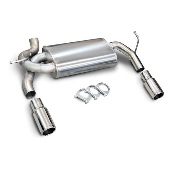 Corsa Performance dB Performance by Corsa Dual Rear Exit Axle Back Exhaust Corsa Performance 24412 dB Performance by Corsa Dual Rear Exit Axle Back Exhaust for 07-18 Jeep Wrangler JK