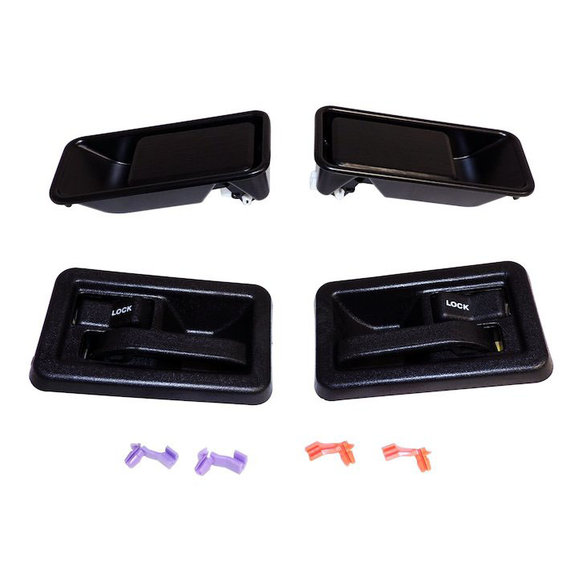 Crown Automotive 55176548mk Door Handle Half Door Master Kit For 87 93 Jeep Wrangler Yj 97 06 Jeep Wrangler Tj Quadratec
