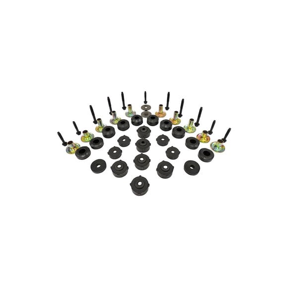 Crown Automotive Body Mount Master Kit Crown Automotive 52002723MK Body Mount Master Kit for 87-95 Jeep Wrangler YJ