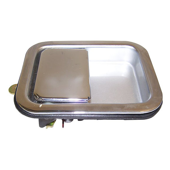 Crown Automotive Chrome Door Handle Crown Automotive Chrome Door Handle for 97-06 Jeep Wrangler TJ and Unlimited with Full Steel Doors