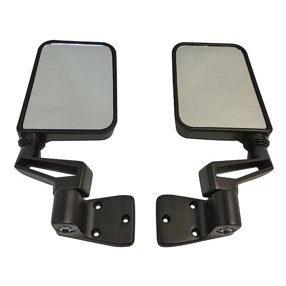 Crown Automotive Replacement Mirrors Crown Automotive 82200834K Replacement Mirrors for 87-02 Jeep Wrangler YJ & TJ