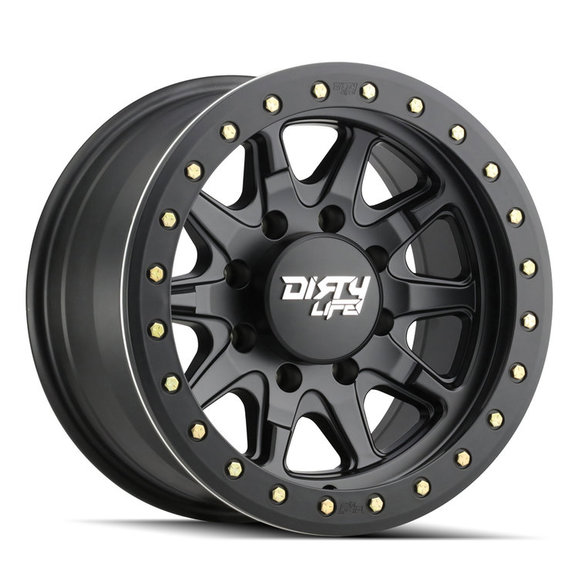 Dirty Life Race Wheels DT-2 9304 Simulated Beadlock Wheel in Matte Black Dirty Life Race Wheels DT-2 9304 Simulated Beadlock Wheel in Matte Black for 07-22 Jeep Wrangler JL, JK & Gladiator JT