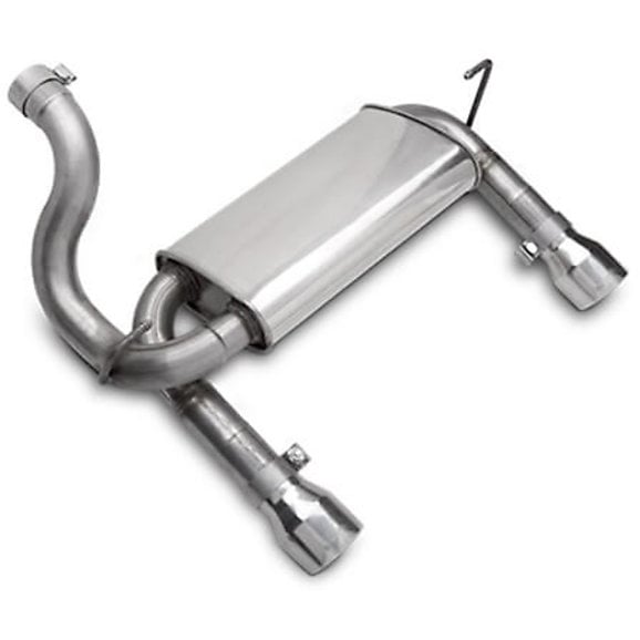 DynoMax 39536 Super Turbo Axle Back Exhaust with Dual Exit in Stainless