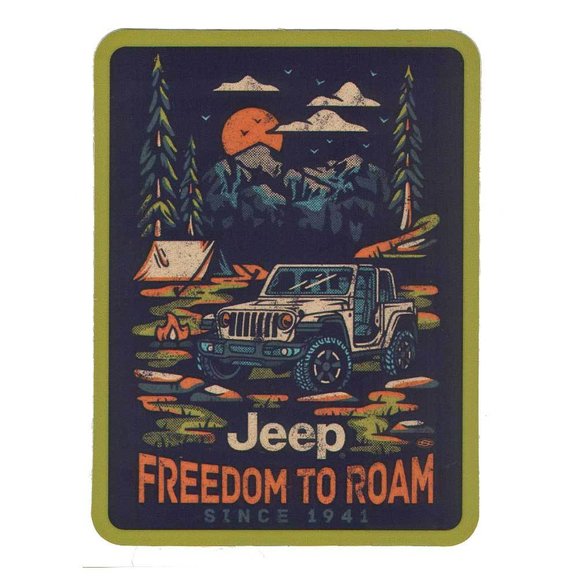 Jeep Merchandise Jeep Freedom to Roam Sticker Jeep Merchandise  Jeep Freedom to Roam Sticker